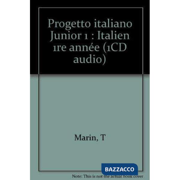 PROGETTO ITALIANO JUNIOR 1 POUR FRANCOPHONES (MANUEL) + CD AUDIO