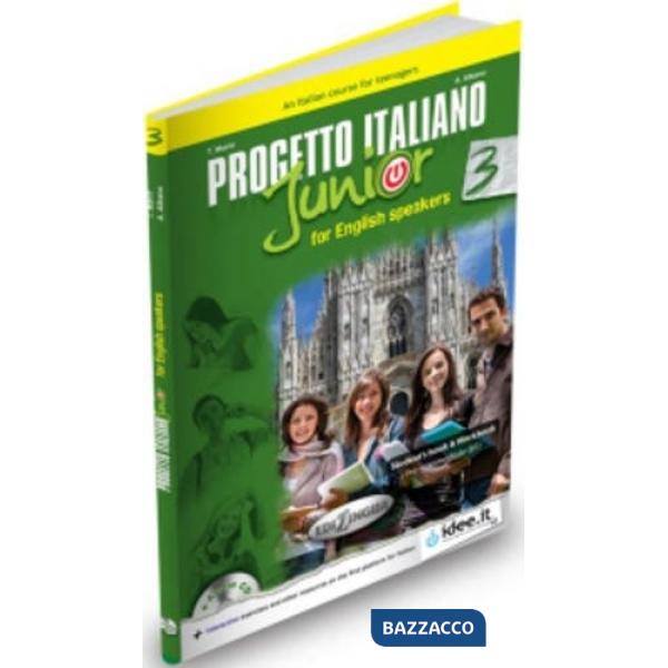 PROGETTO ITALIANO JUNIOR 3 FOR ENGLISH SPEAKER LIBRO DELLO STUDENTE
