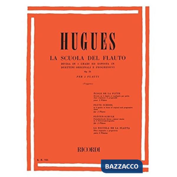 SCUOLA DEL FLAUTO, OP. 51 (LA) - GRADO I