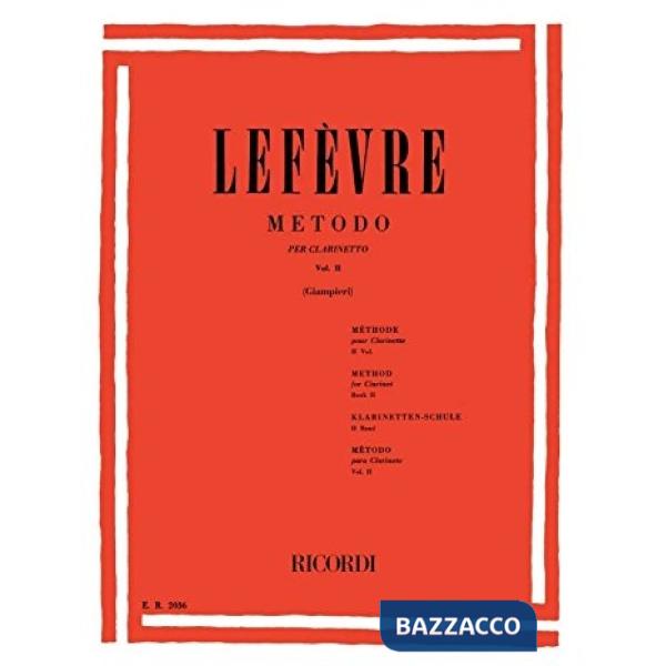 METODO PER CLARINETTO VOL. 2