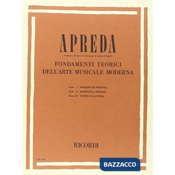 FONDAMENTI TEORICI DELL'ARTE MUSICALE MODERNA
