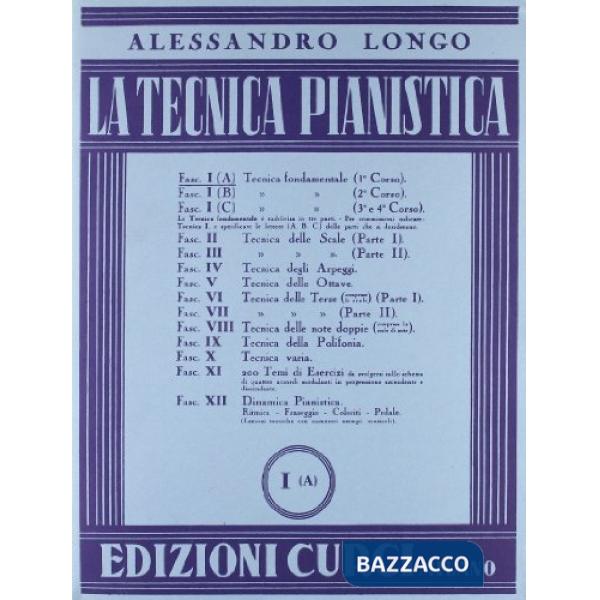 Tecnica pianistica. Vol. 1-a