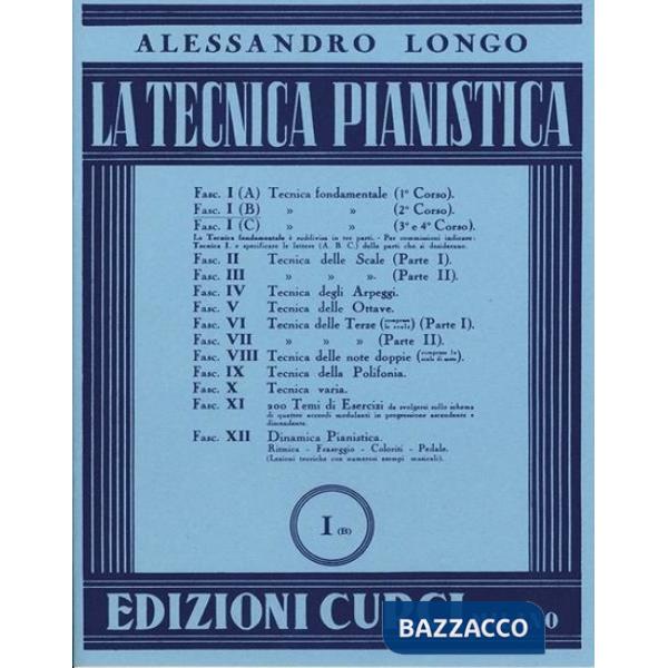 Tecnica pianistica. Vol. 1-B