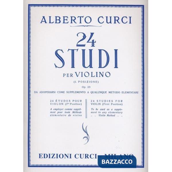 24 studi per violino (1° posizione) op. 23