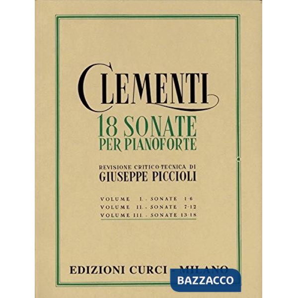 18 sonate per pianoforte. Vol. 3