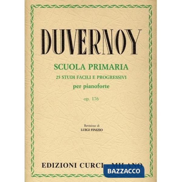 Scuola primaria del pianoforte op. 176. 25 studi facili e progressivi
