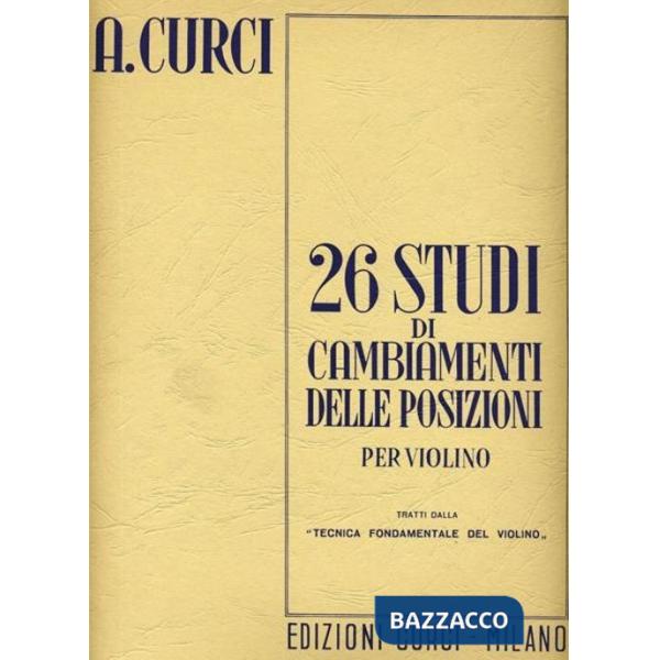 26 studi di cambiamenti delle posizioni per violino