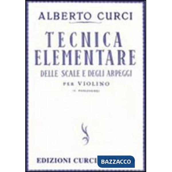 Tecnica elementare scale e arpeggio