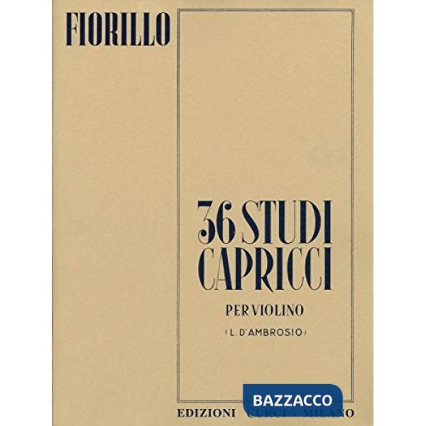 36 studi capricci per violino