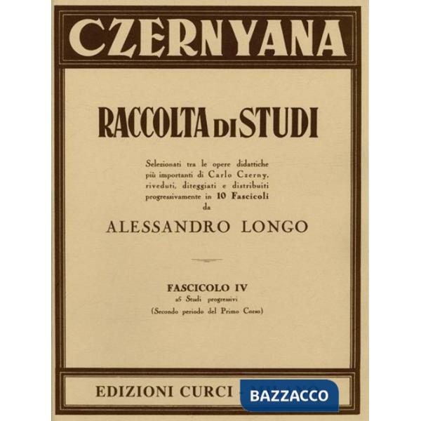 Czernyana. 25 Studi progressivi. Spartito. Vol. 4