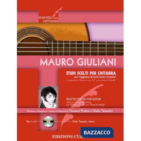 Studi scelti per chitarra. Spartito