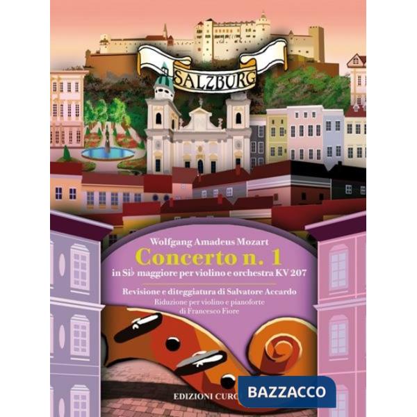 Concerto n. 1 in Si bemolle maggiore KV207. Per violino e orchestra. Spartito