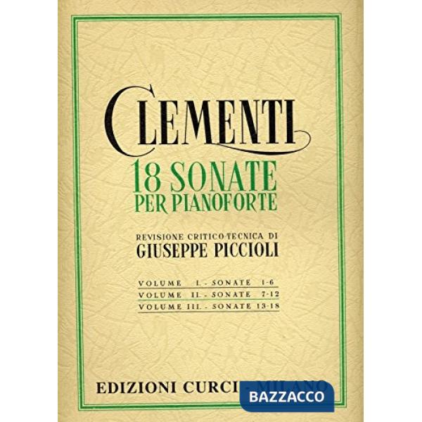 18 sonate per pianoforte. Vol. 2