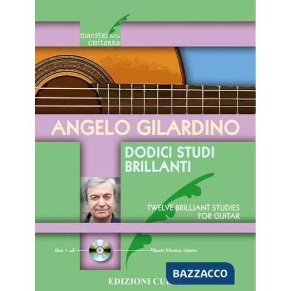 Dodici studi brillanti. Per chitarra. Spartito