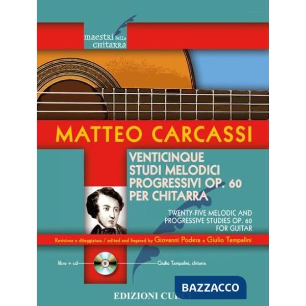 Venticinque studi melodici progressivi op. 60 per chitarra