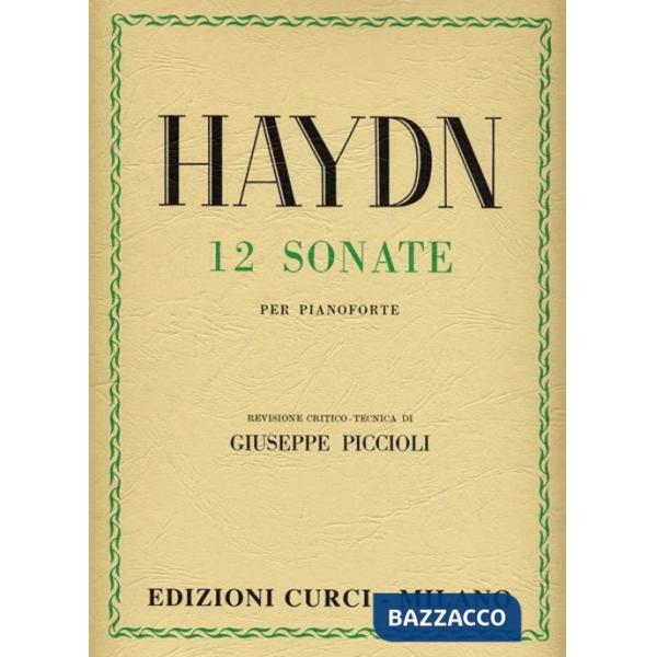 12 sonate per pianoforte. Spartito