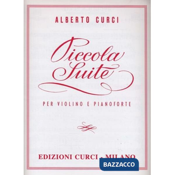 Piccola suite. Per violino e pianoforte. Spartito