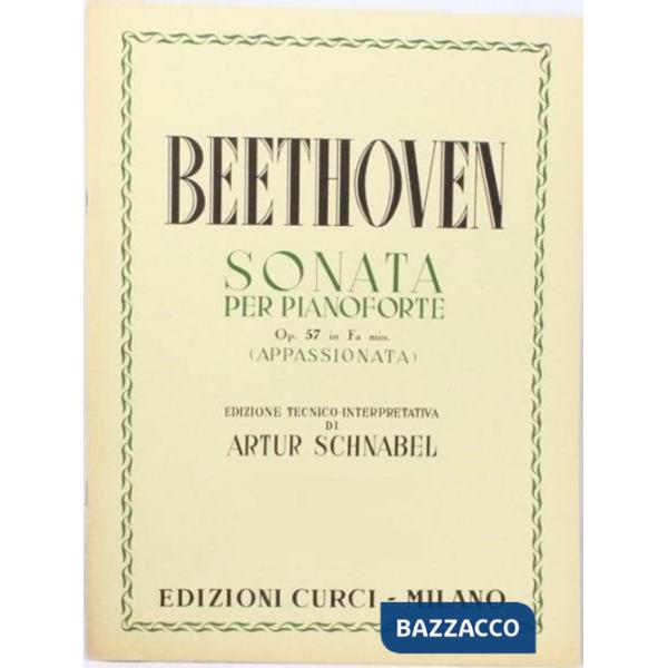 Sonata Op. 57 in Fa minore «Appassionata». Per pianoforte. Spartito