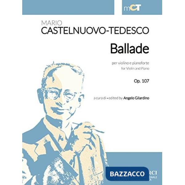 Ballade per violino e pianoforte Op. 107. Partitura e parte