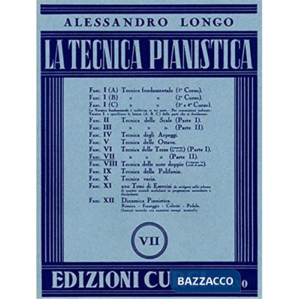 Tecnica pianistica. Metodo (La). Vol. 7: Tecnica delle terze