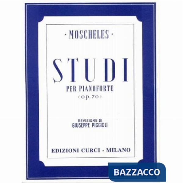 24 Studi di perfezionamento Op. 70. Per pianoforte. Metodo