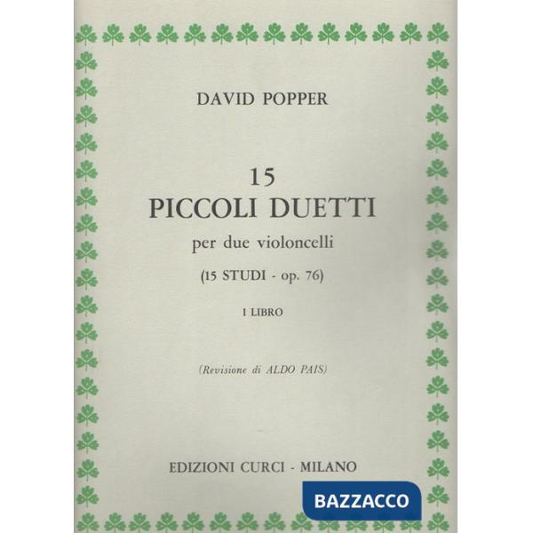 15 piccoli duetti per due violoncelli. Spartito