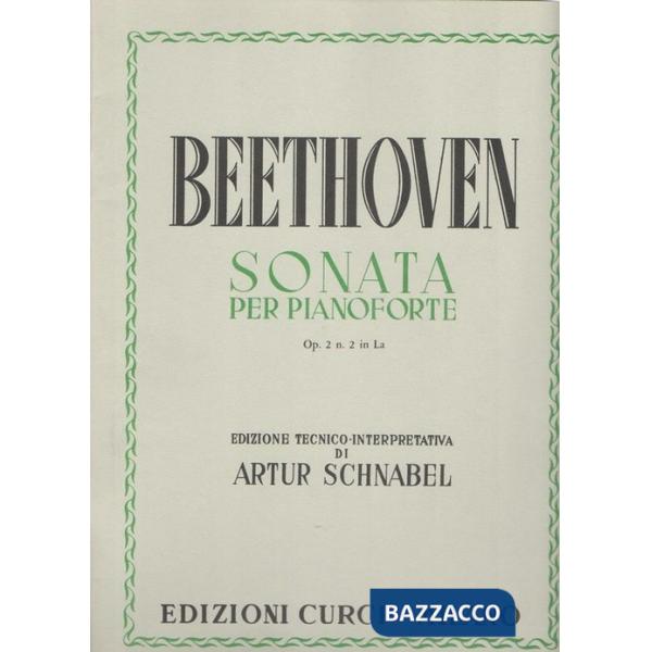 Sonata Op. 2, n. 2 in La. Per pianoforte. Spartito