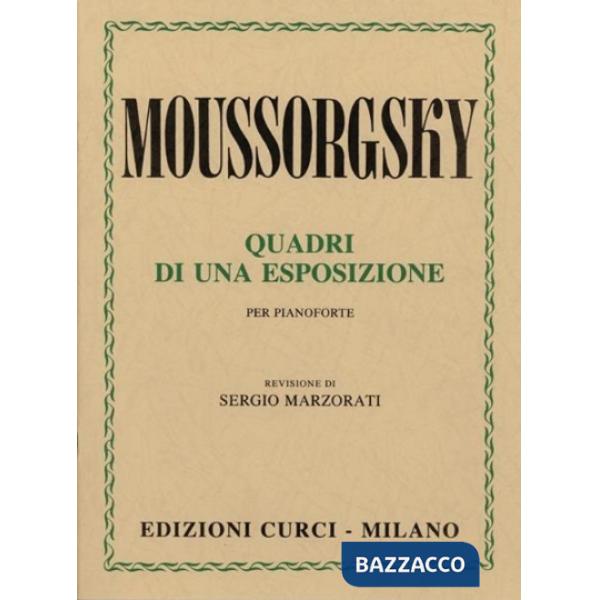 Quadri di una esposizione. Per pianoforte. Spartito