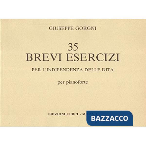 35 brevi esercizi per l'indipendenza delle dita. Per pianoforte. Spartito. Metodo