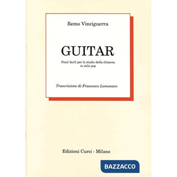 Guitar. Per chitarra. Spartito