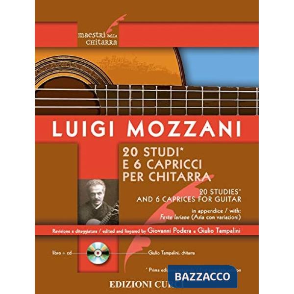 20 studi e 6 capricci per chitarra. Spartito