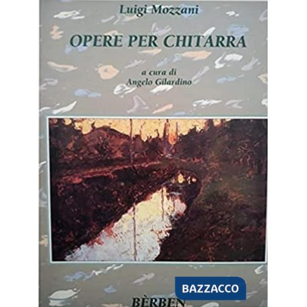 Opere per chitarra. Spartito