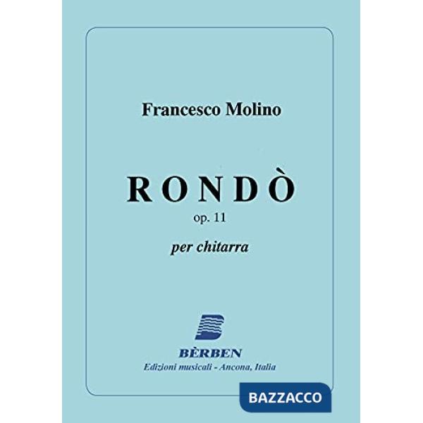 Rondo. Pp. 11. Per chitarra. Spartito