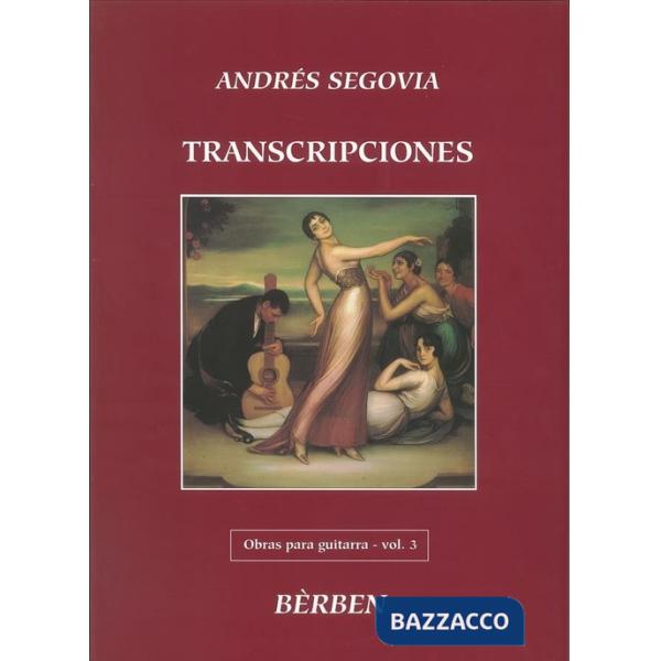 Obras para guitarra. Transcripciones. Spartito. Vol. 3