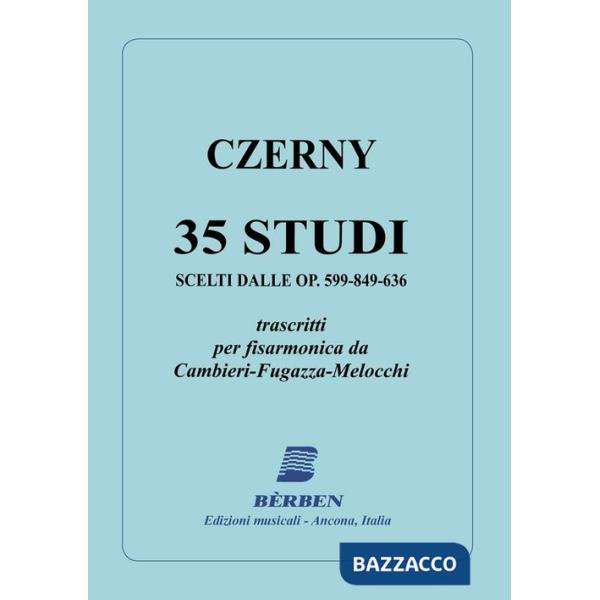 Trentacinque studi. Scelti dalle Op. 599, 636 e 849. Spartito