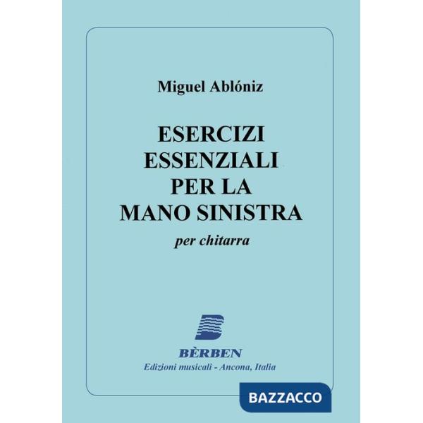 Esercizi essenziali per la mano sinistra. Spartito