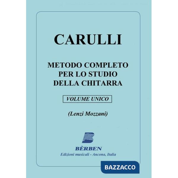 Metodo completo per lo studio della chitarra. Spartito