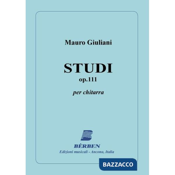 Studi Op. 111. Quattrocchi. Spartito