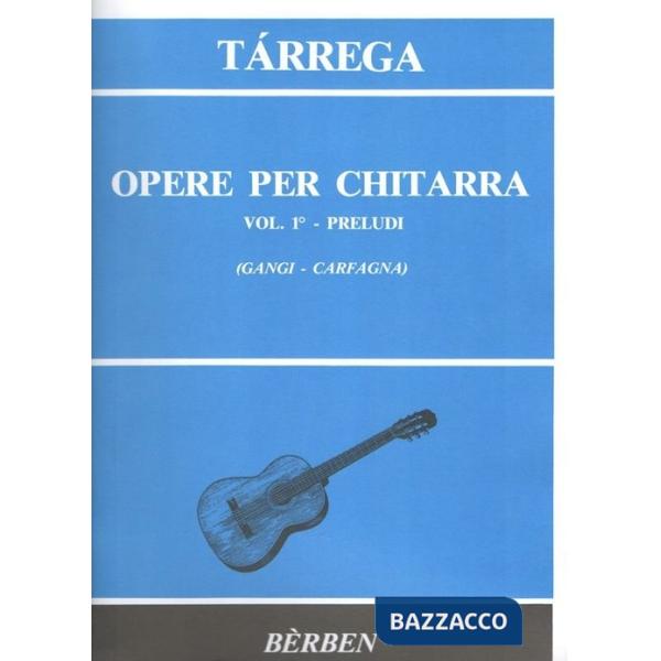 Opere per chitarra. 39 Preludi. Spartito
