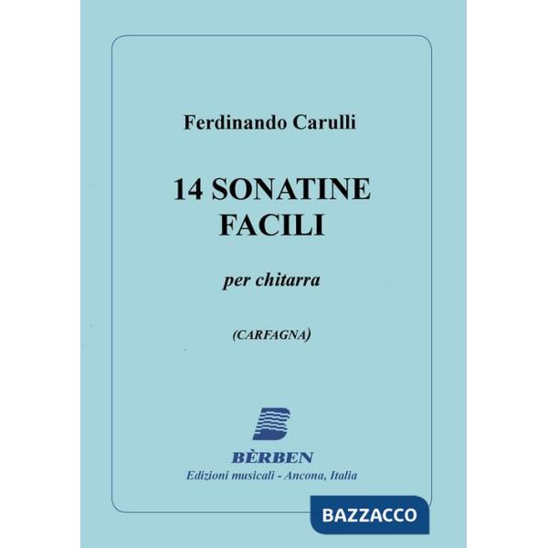 Quattordici sonatine facili. Spartito