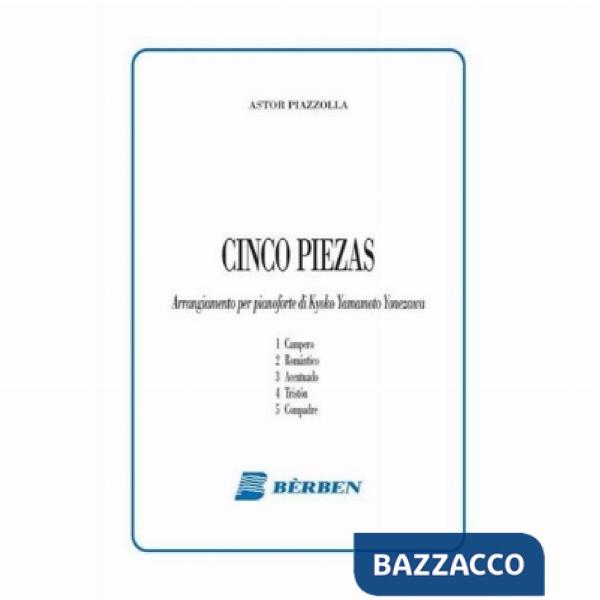 Cinco piezas. Spartito