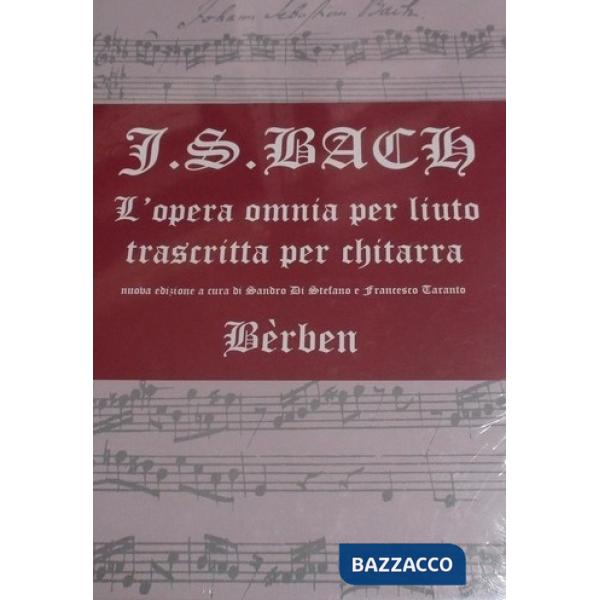 Opera omnia per liuto trascritta per chitarra. Spartito (L')