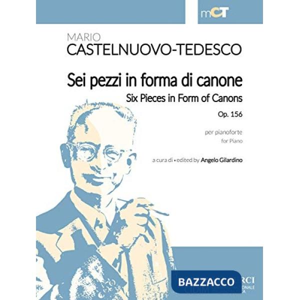 Sei pezzi in forma di canone-Six Pieces in Form of Canons. Op. 156. Spartito