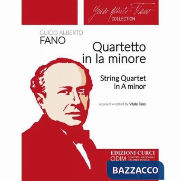 Quartetto in La minore. Partitura