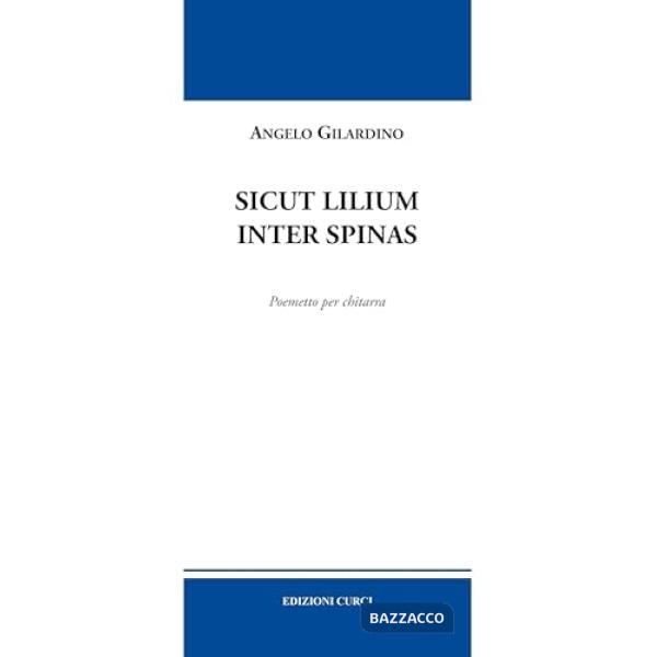 Sicut lilium inter spinas. Partitura