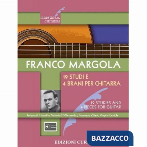 19 studi e 4 brani per chitarra-19 studies and 4 pieces for guitar. Partitura. Con playlist audio