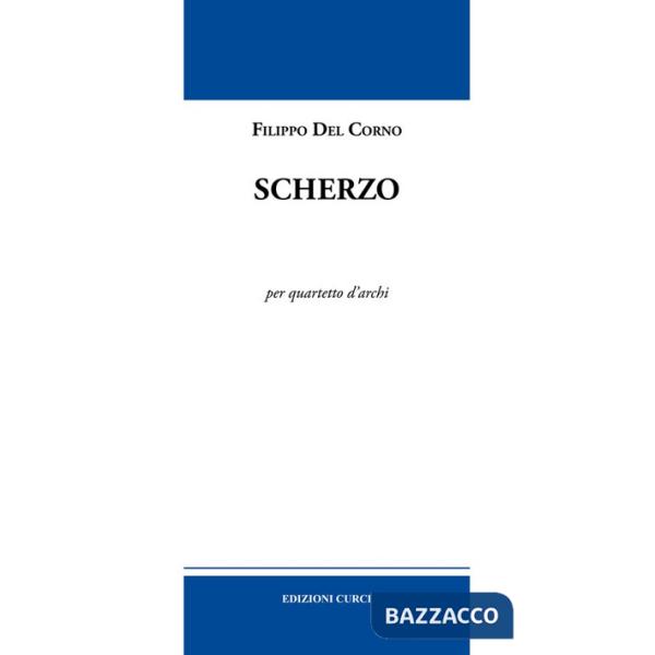 Scherzo. Per quartetto d'archi. Partitura