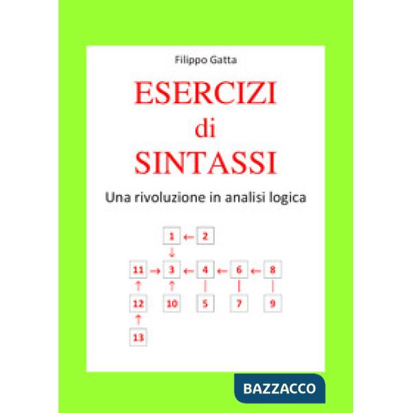 Esercizi di sintassi. Una rivoluzione in analisi logica
