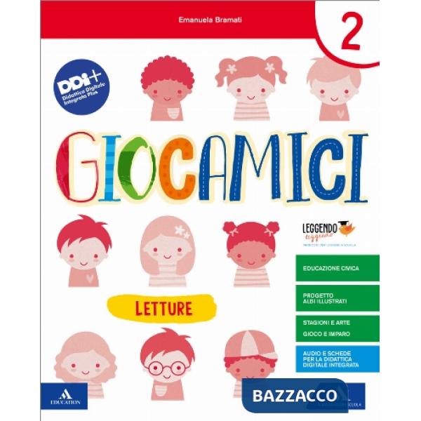 GIOCAMICI 2 LETTURA + GRAMMATICA + STORIA-GEOGRAFIA + MATEMATICA + TAB