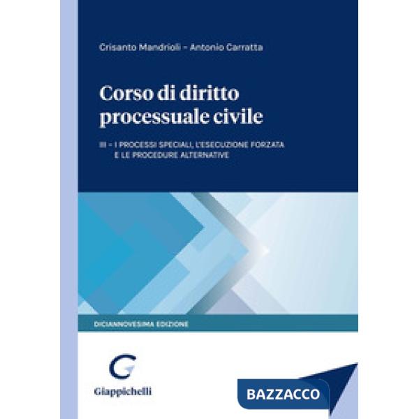 Corso di diritto processuale civile